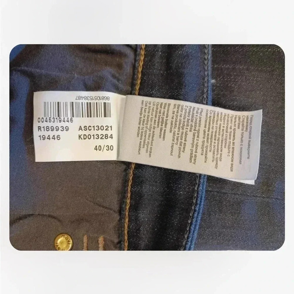 Mavi Zach Straight Leg Dark Wash Size 40 - Picture 6 of 10